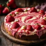 Strawberry Earthquake Cake