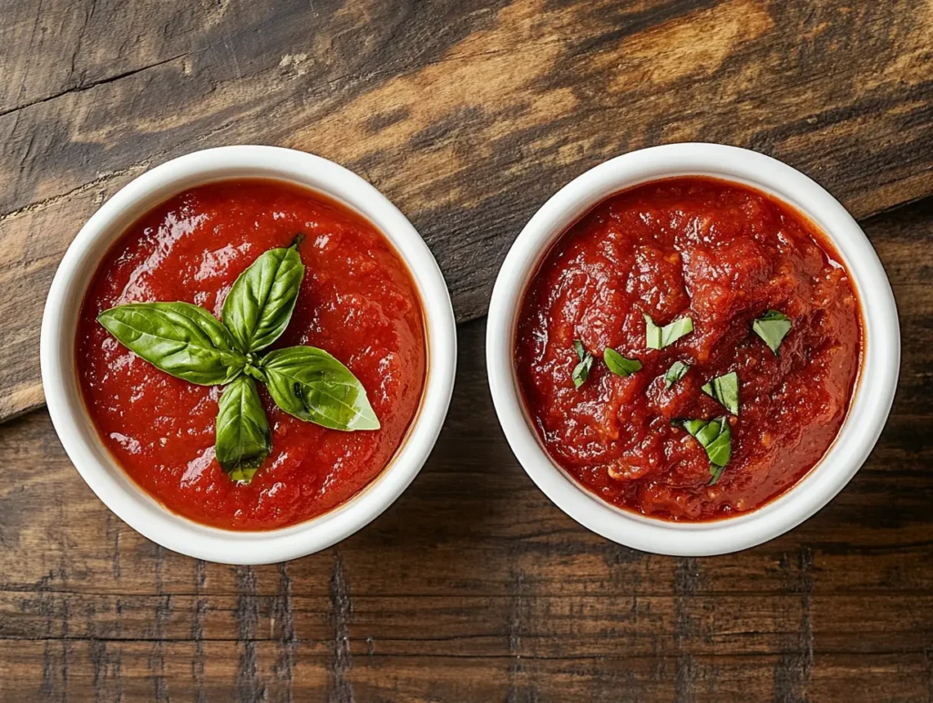 Pizza Sauce vs. Marinara